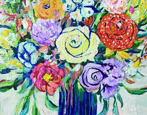 〈Words on canvas〉